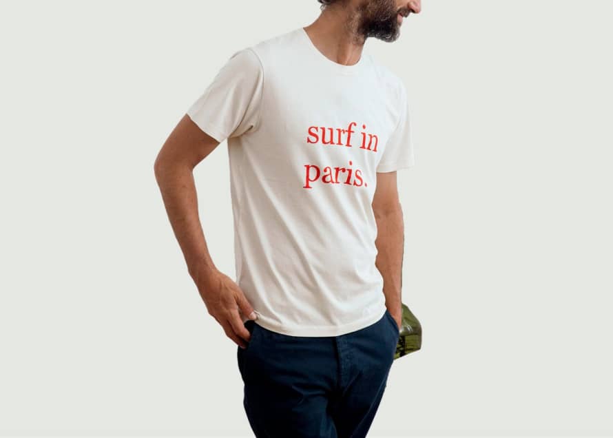 Cuisse de Grenouille Surf In Paris Cotton T-shirt