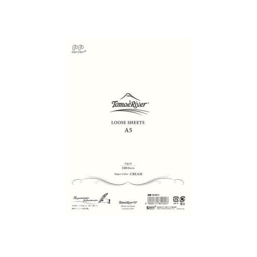 Sakae Technical Paper Tomoe River 52gsm 100 A5 Sheets Cream (sanzen)