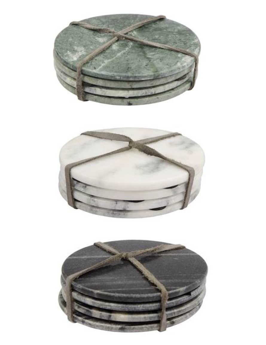 Silverview Marble Coasters Set of 4 (3 colors)