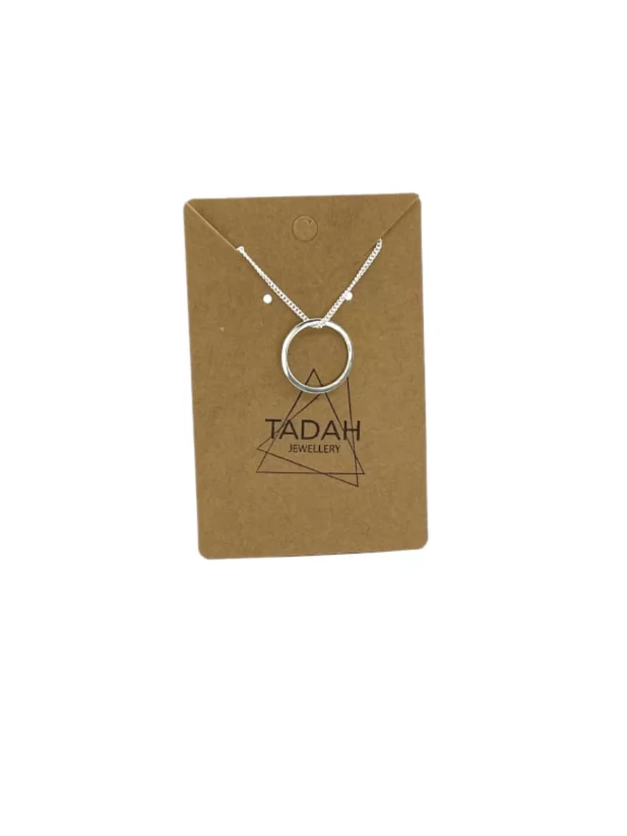 Full Moon Circle Necklace By Tadah