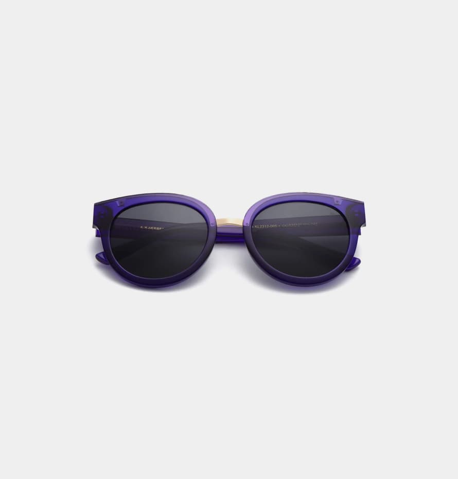 A Kjærbede Jolie Sunglasses In Purple Transparent