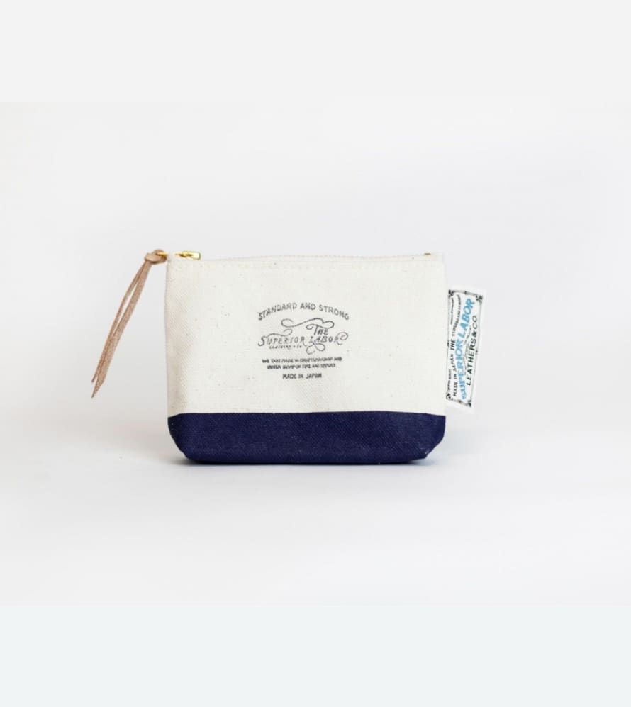 The Superior Labor Canvas Pouch 01 Navy