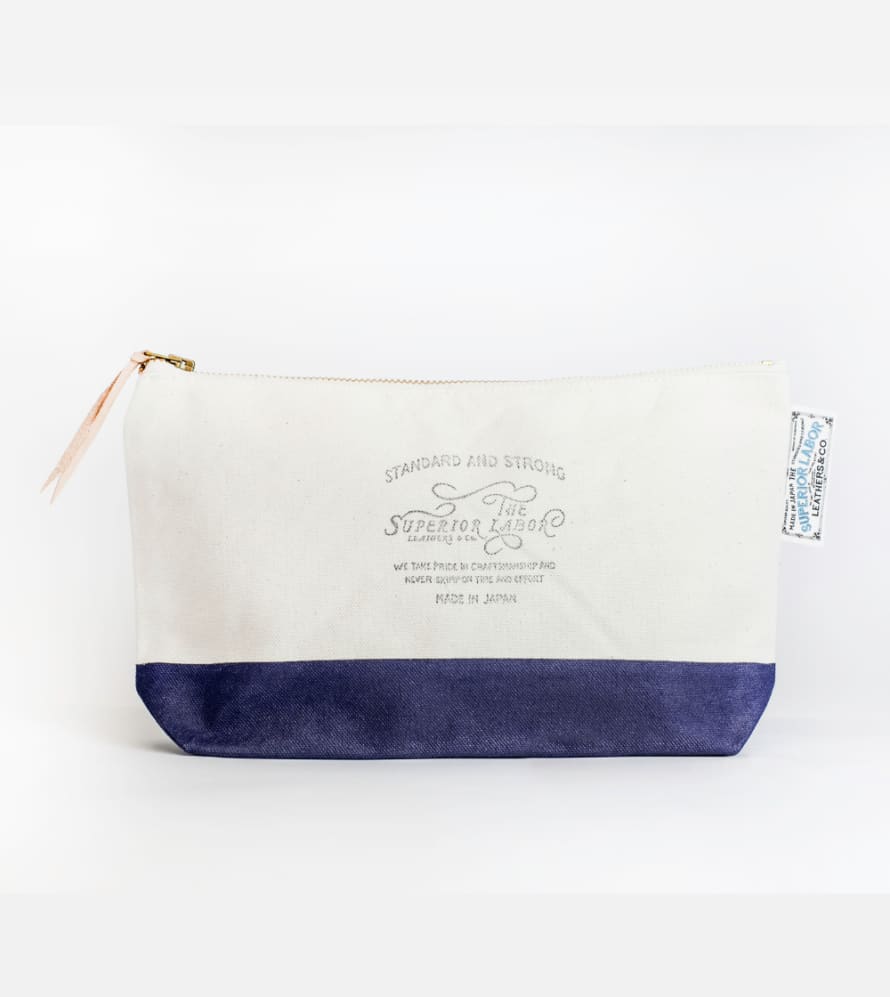 The Superior Labor Canvas Pouch 03 Navy