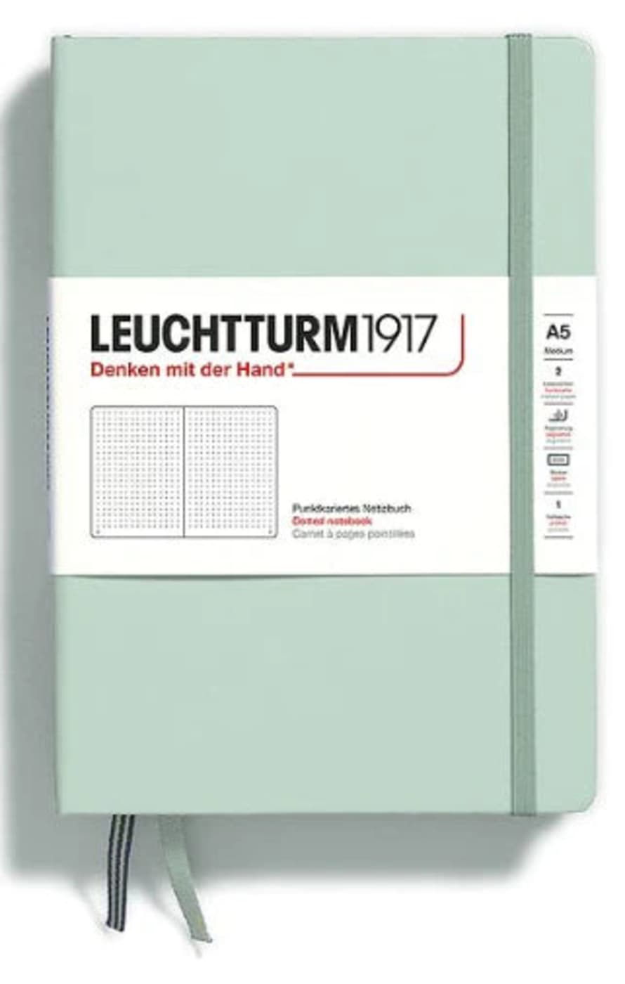 Leuchtturm1917 Medium (a5) Hardcover Notebook - Mint Green