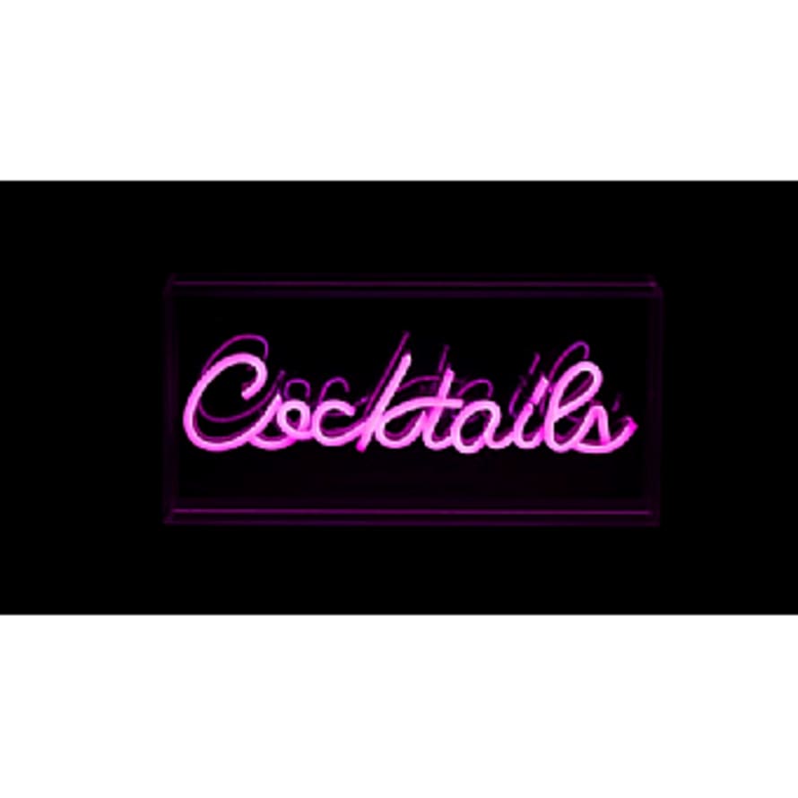 Amber Bright Creations Neon Acrylic Cocktails LED Light Box