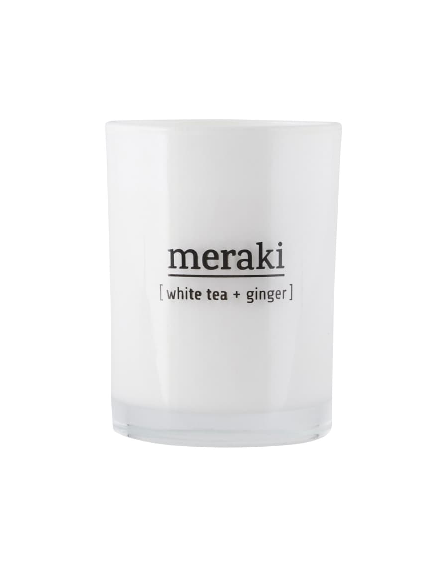 Meraki White Tea and Ginger Large Scented Candle