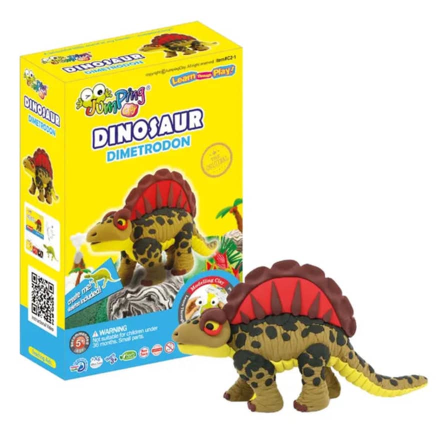 JumpingClay Dimetrodon - Dino Collection - Air Dry Modelling Clay Kit