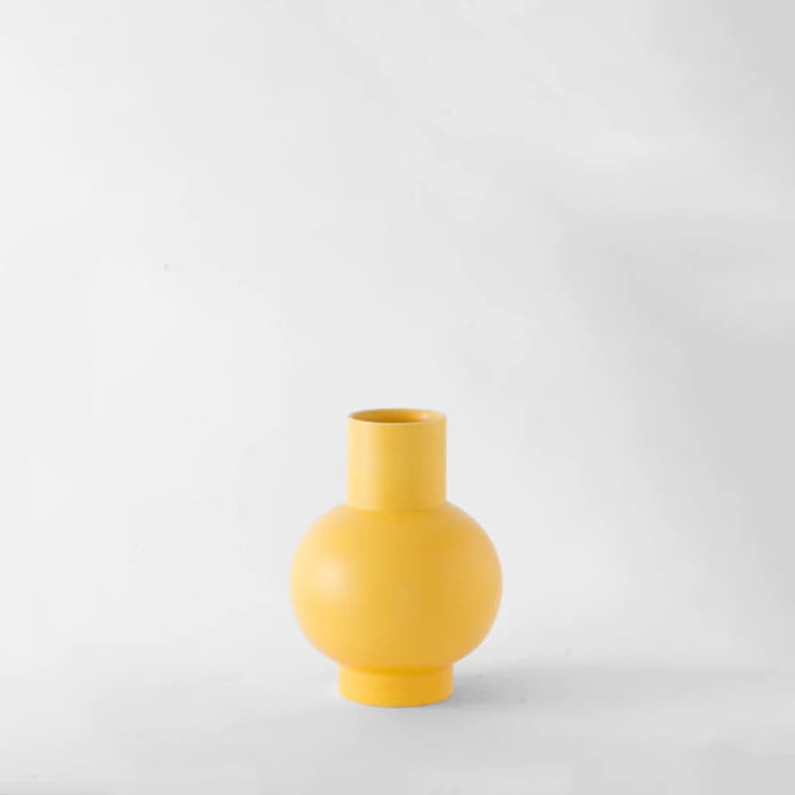 raawii Small Freesia Yellow Strom Ceramic Vase