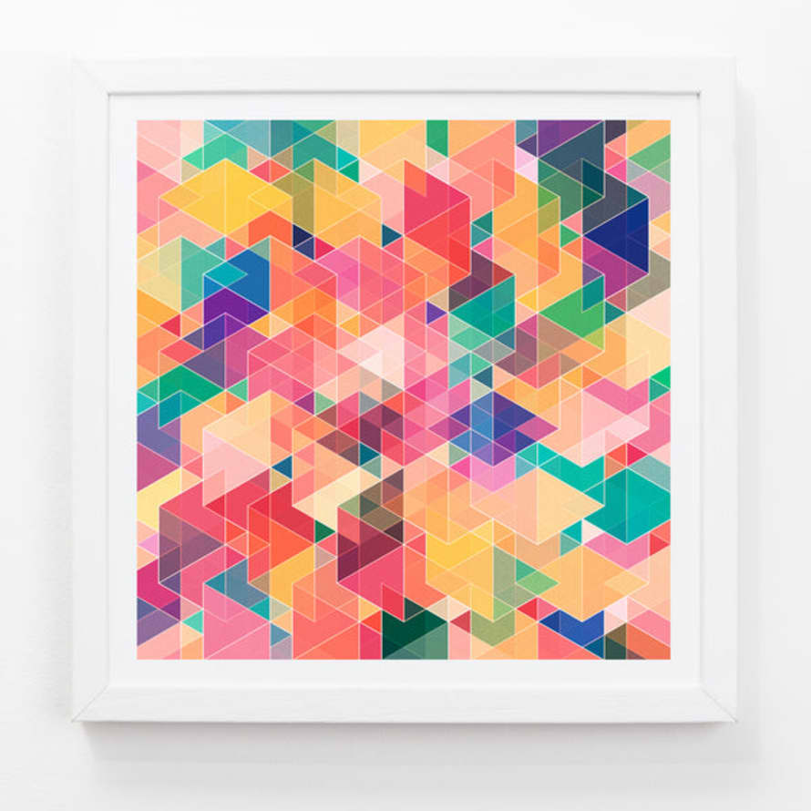 Evermade Studio Unframed Cuben Illusion Print