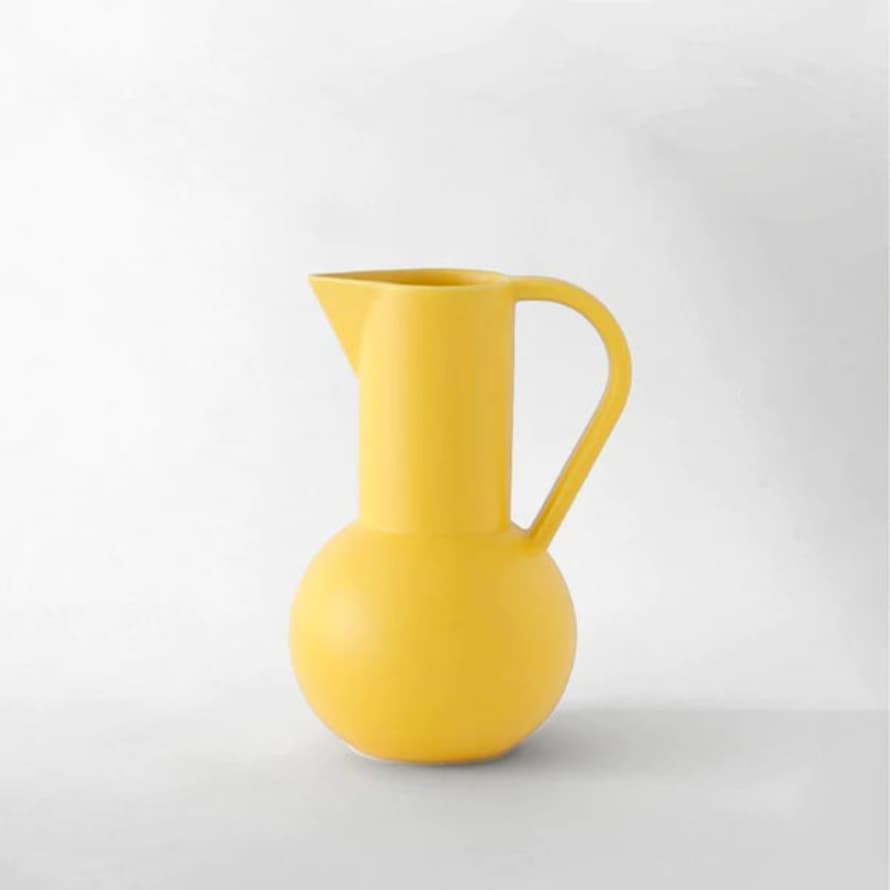 raawii Medium Freesia Yellow Strøm Ceramic Jug