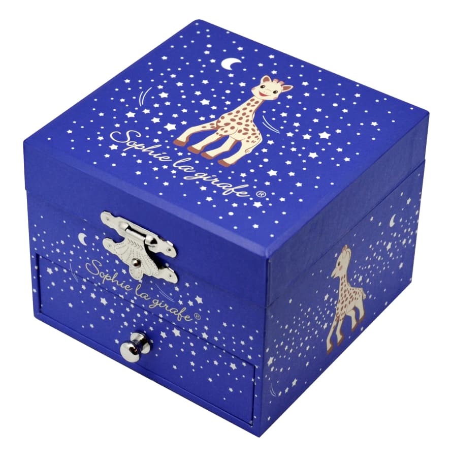 Trousselier Milky Way Photoluminescent Sophie the Giraffe Musical Cube Box
