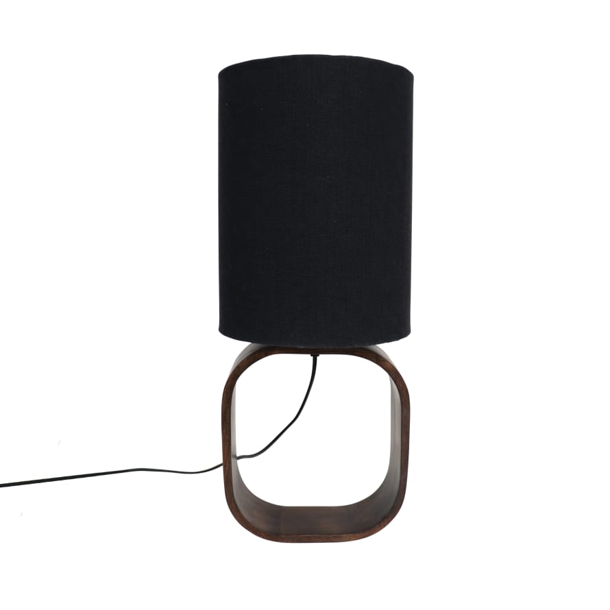 Urban Nature Culture Table Lamp - TRANI black oxided oak