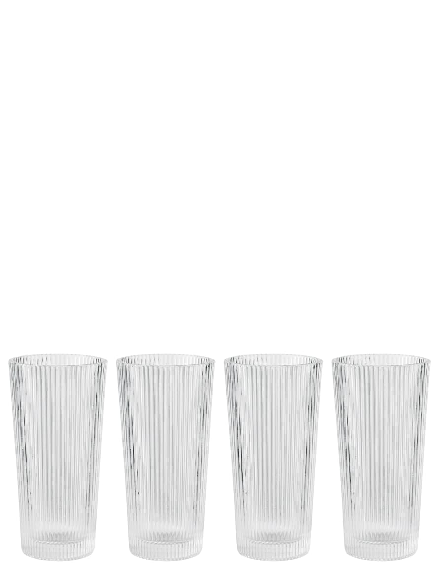 Stelton Pilastro Long Drink Glass 0.3 L 4Pcs Clear