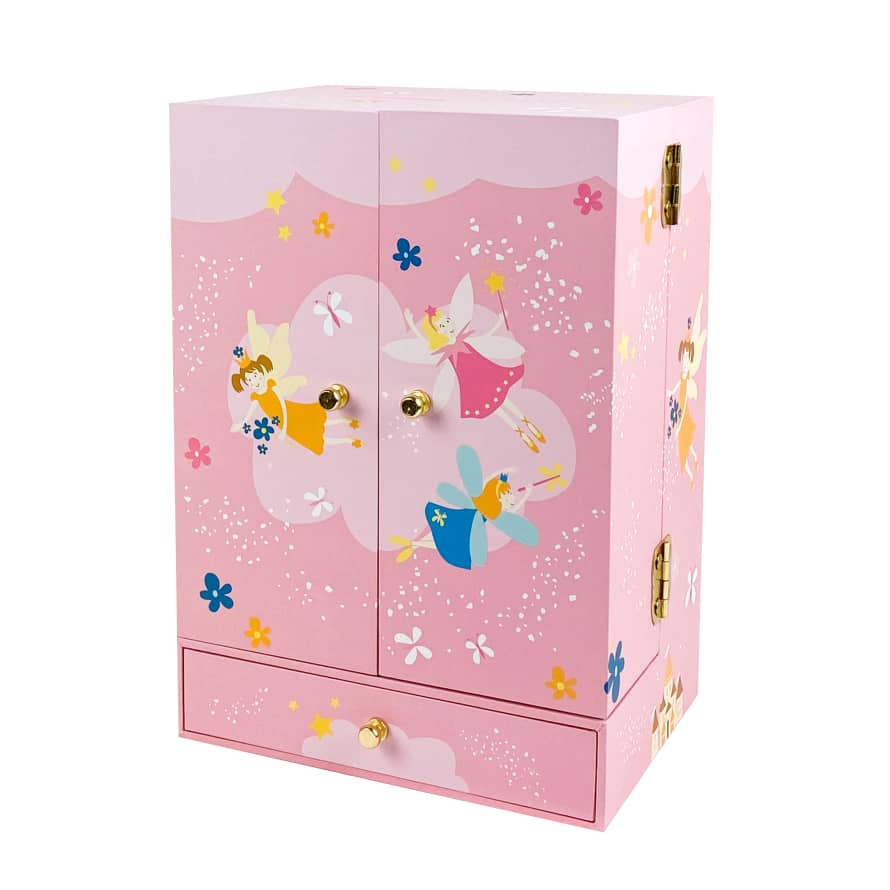 Trousselier Pink Princess Figurine Musical Cabinet