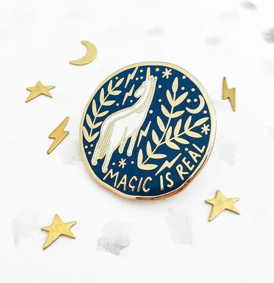 Bonbi Forest Magic Is Real Enamel Pin Badge