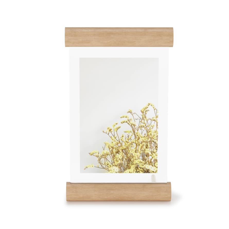 Umbra 6 x 4 Scroll Picture Display Frame - Natural