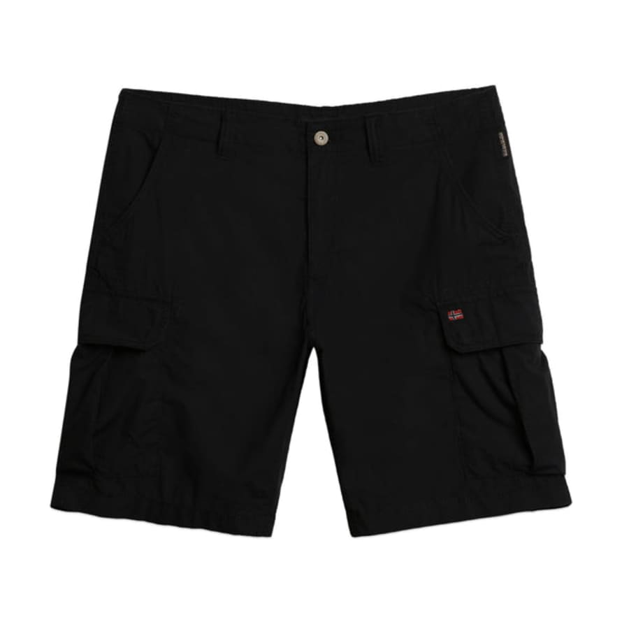 Napapijri Noto 5 Cargo Shorts - Black