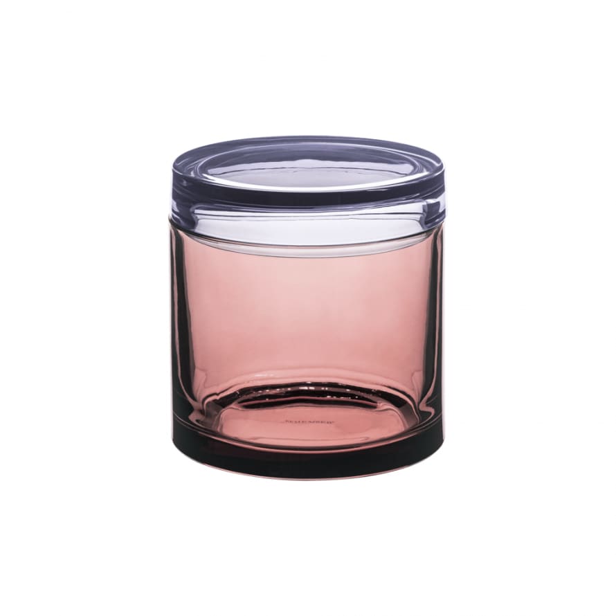 Remember Small 1L Decorative Glass Jar - Rose/Purple