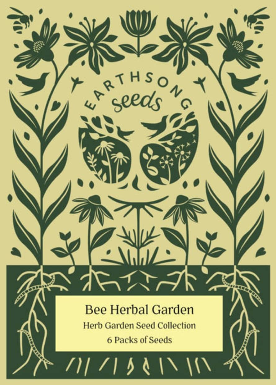 Earthsong seeds Bee Herbal Garden Seed Pack