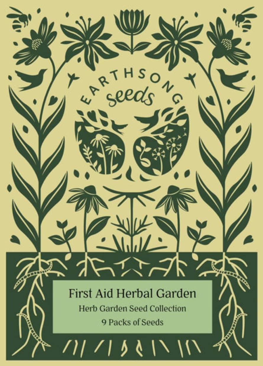 Earthsong seeds First Aid Herbal Garden Seed Pack