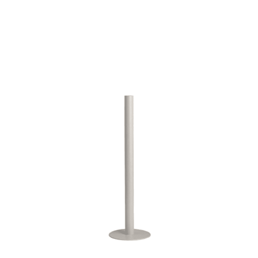 TUSKcollection Ekeberga Metal Floor Candle Sticks Beige Grey Three Sizes Available