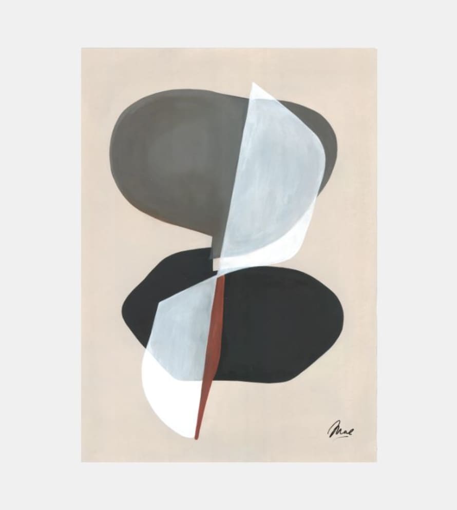 Paper Collective Composition 01 by Mae Studio - 50x70 Poster