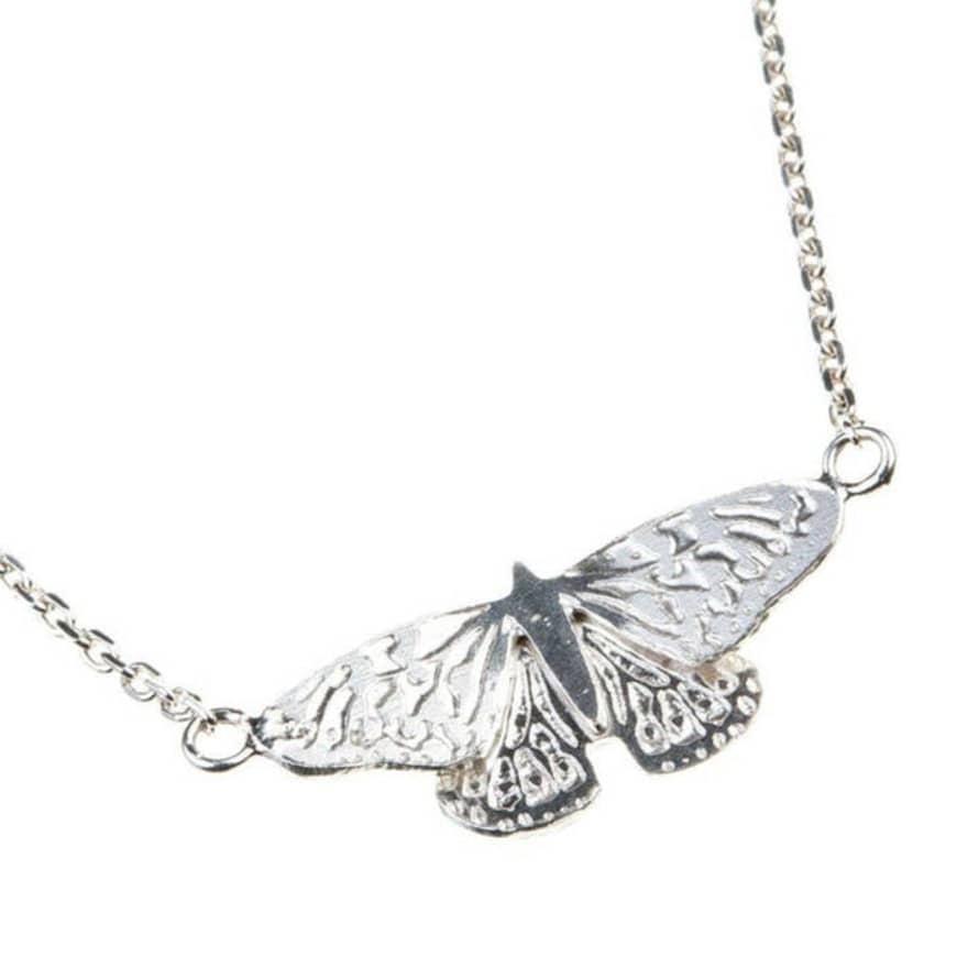 Amanda Coleman Butterfly Pendant In Sterling Silver