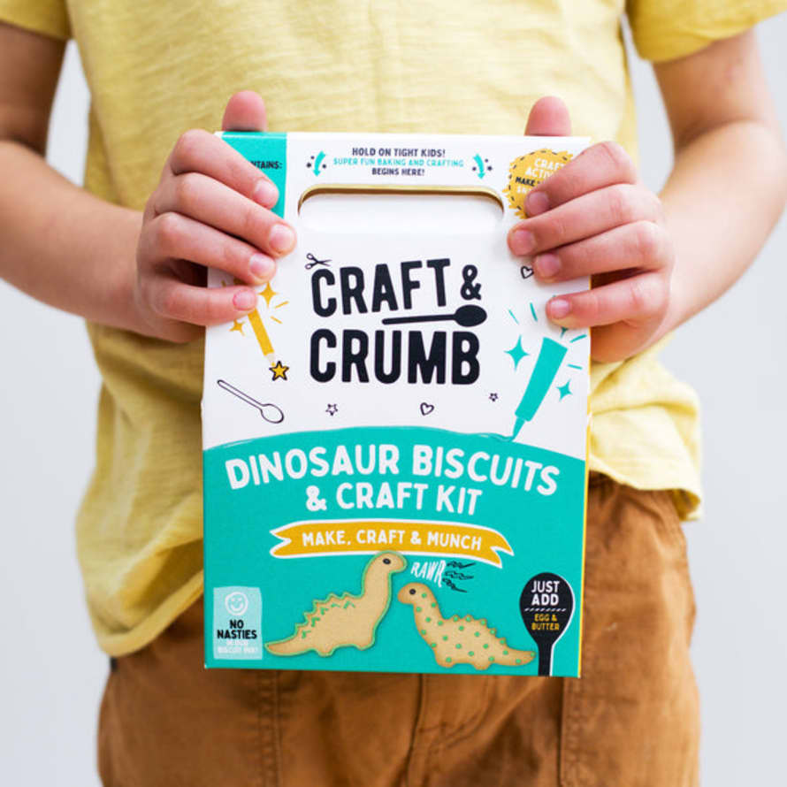 Craft + Crumb Dinosaur Biscuit Craft + Bake Kit