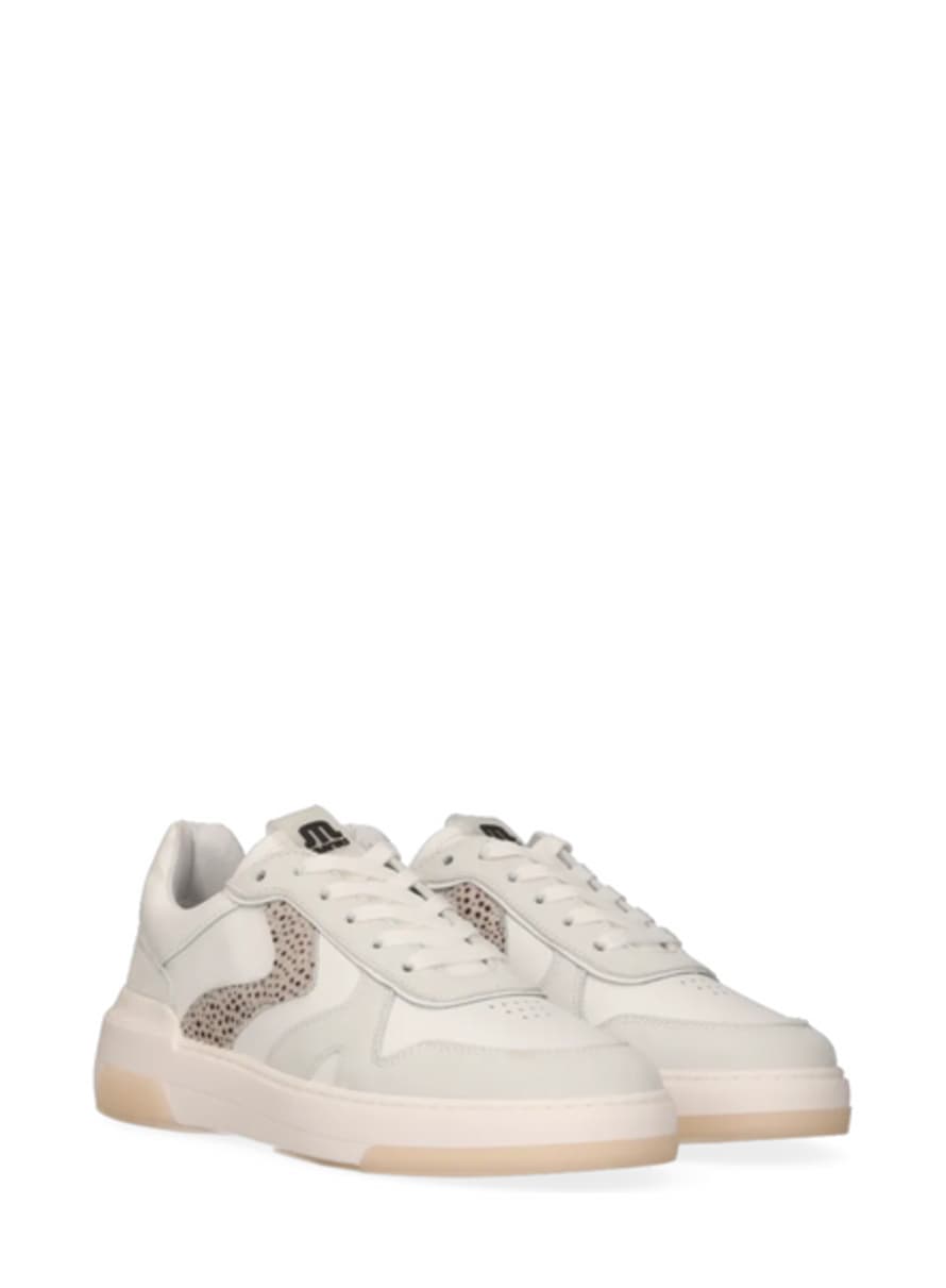 Maruti  Jolie Leather Trainers In White Pixel