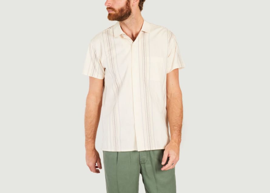 OLOW Bernal Cotton Striped Shirt