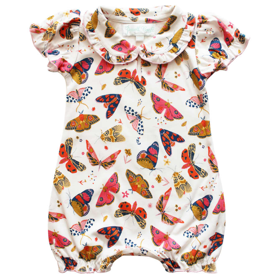 Powell Craft Butterfly Print Baby Grow