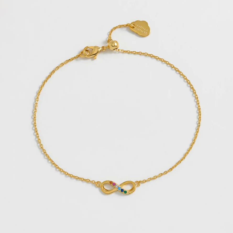 Estella Bartlett  Gold Plated Infinity Bracelet 
