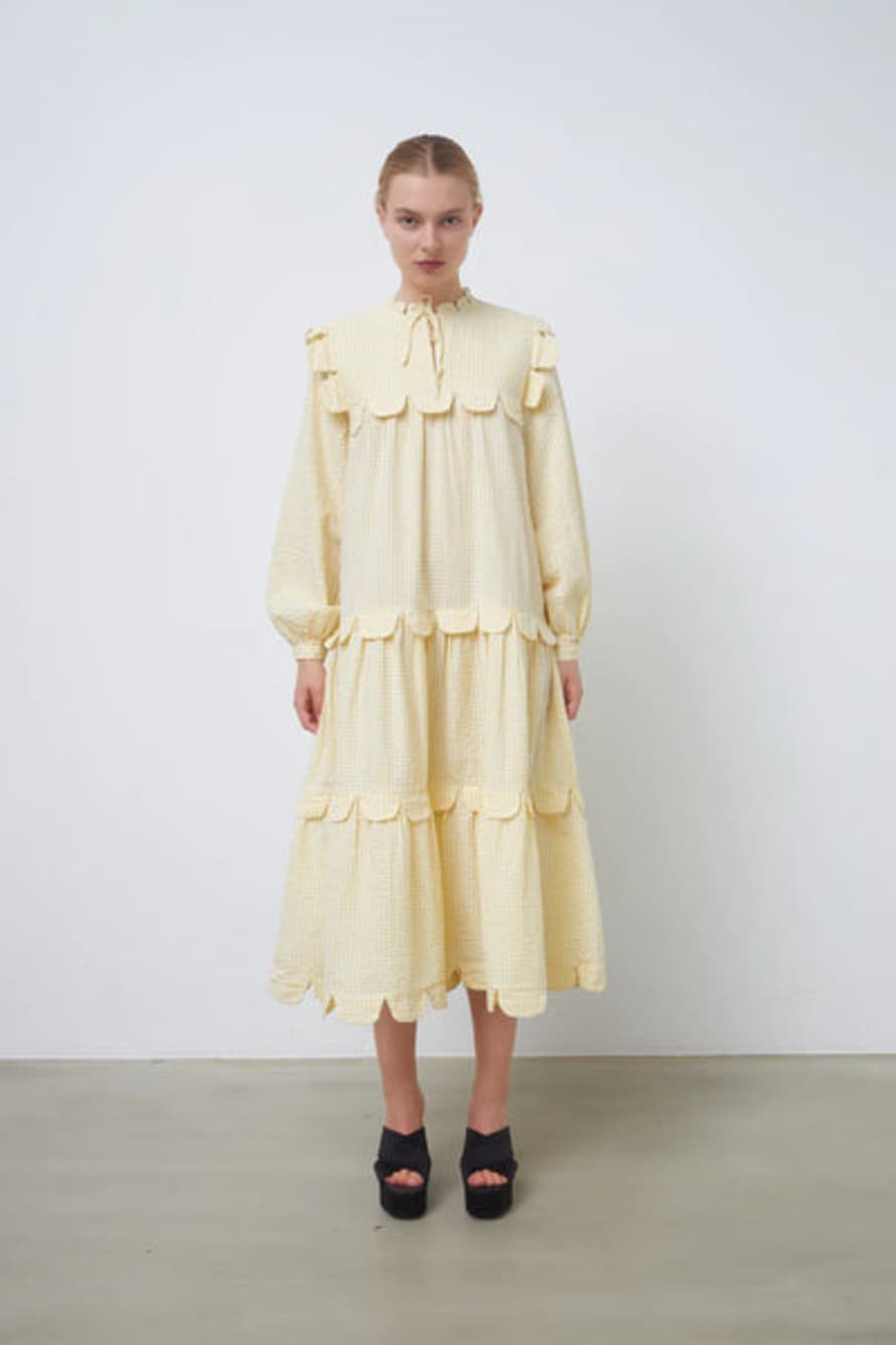 Stella Nova Loan Creme Yellow Dress