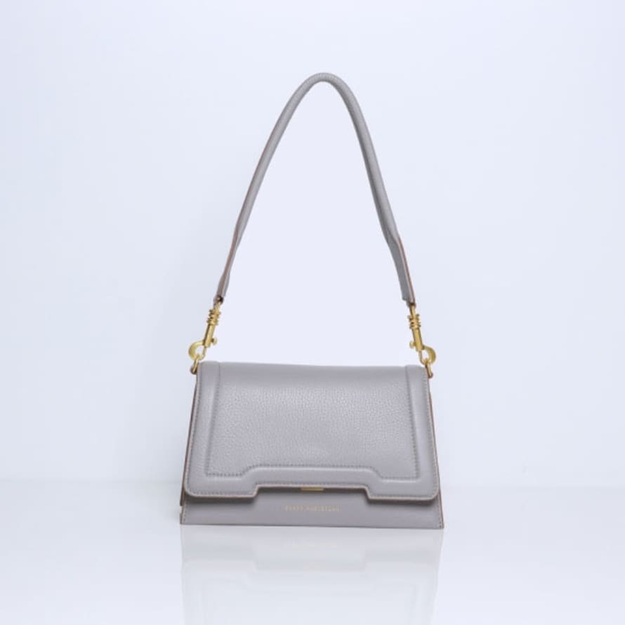 Smaak Amsterdam  Bitti Leather Shoulder Bag - Taupe