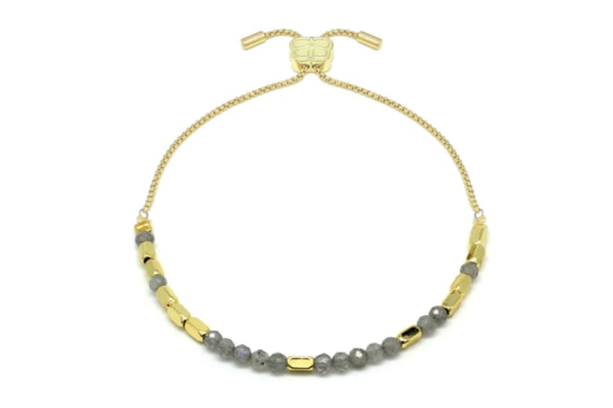 Boho Betty Morse Code Positivity Gemstone Bracelet