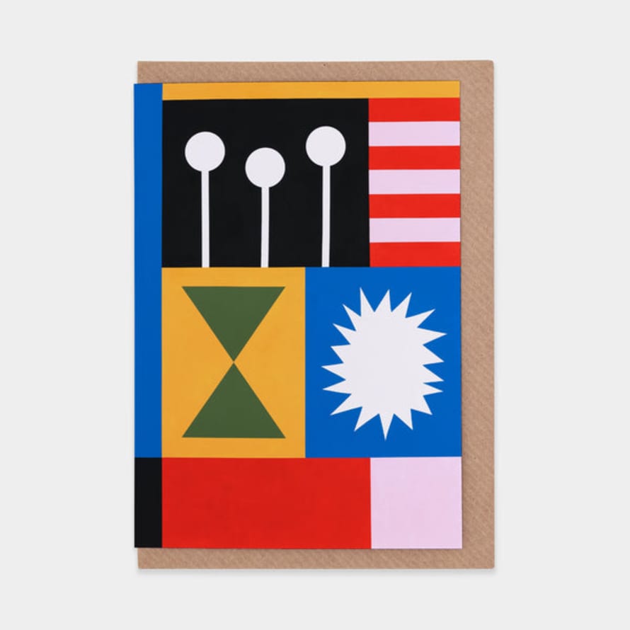 Otto Iram Flag #03 Greetings Card