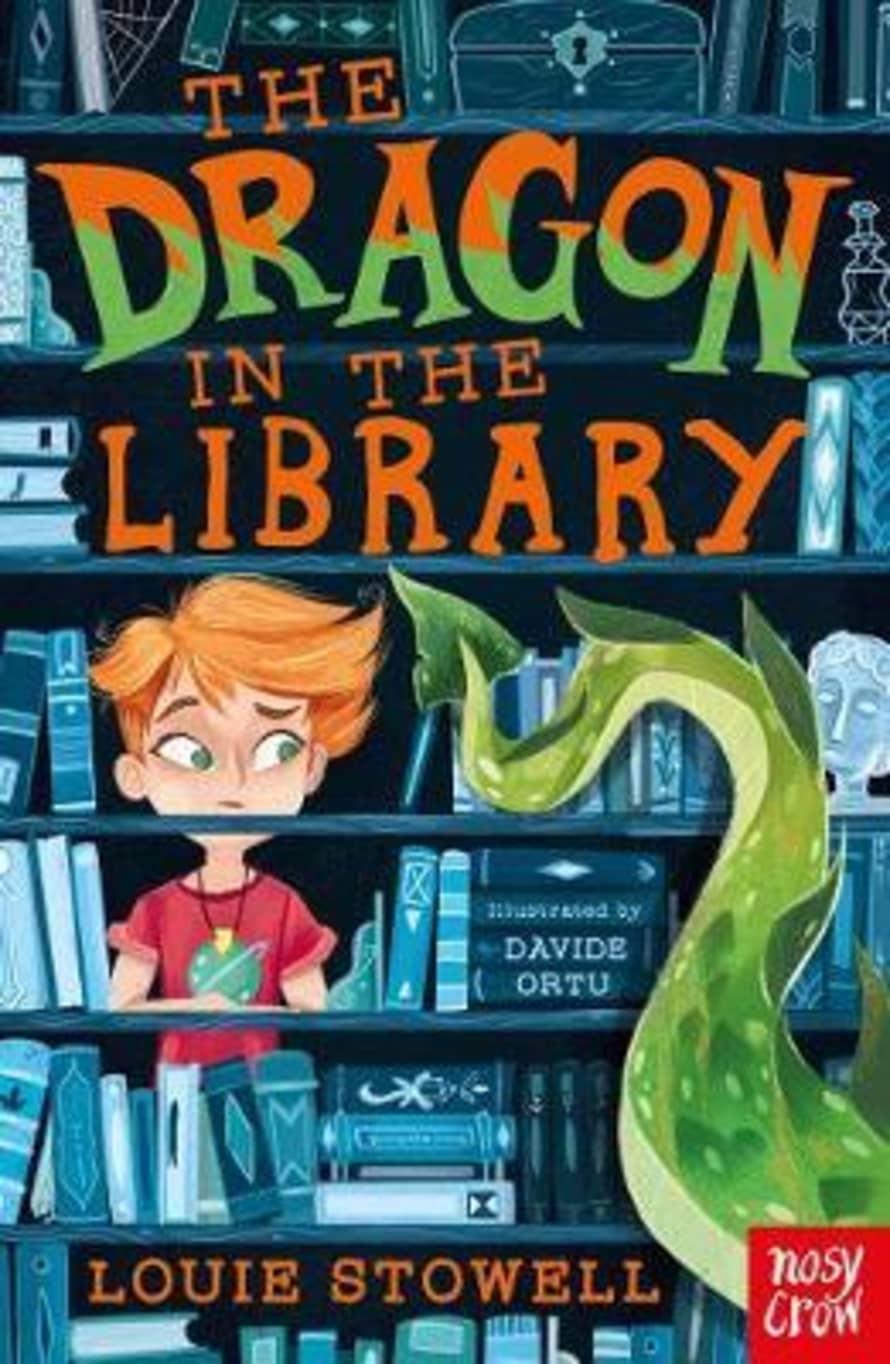 Nosy Crow The Dragon in the Library Book by Louie Stowell and Davide Ortu