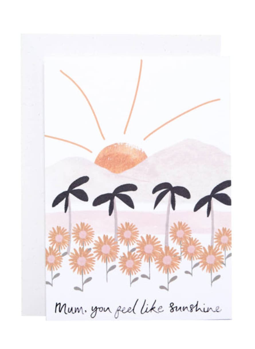 The Hidden Pearl Studio Sunshine Mama Greeting Card