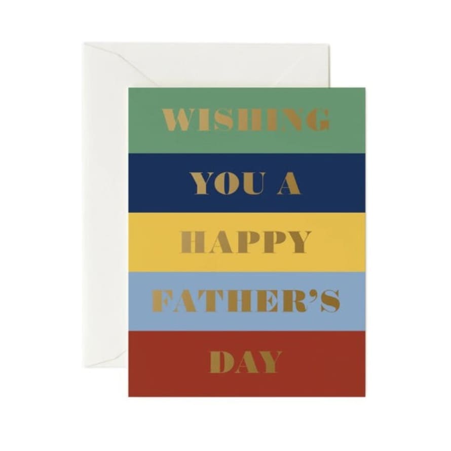 Rifle Paper Co. Colour Block Fathers Day Card 