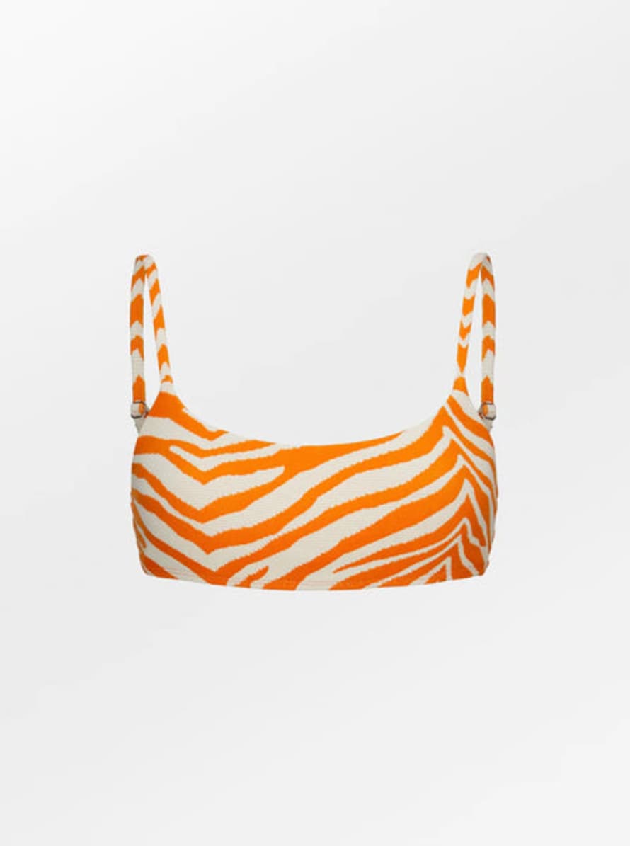 Becksondergaard Zecora Ezra Bikini Top - Persimmon Orange