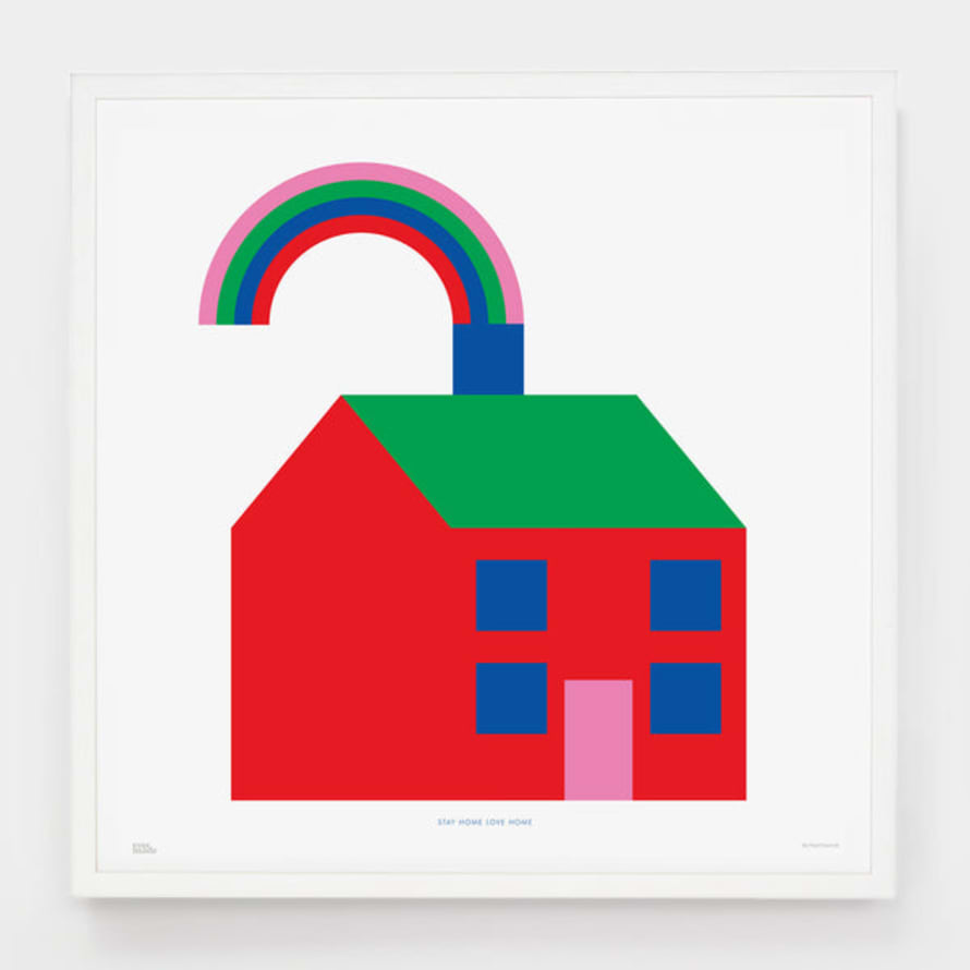 Paul Farrell Small Stay Home Love Home Print
