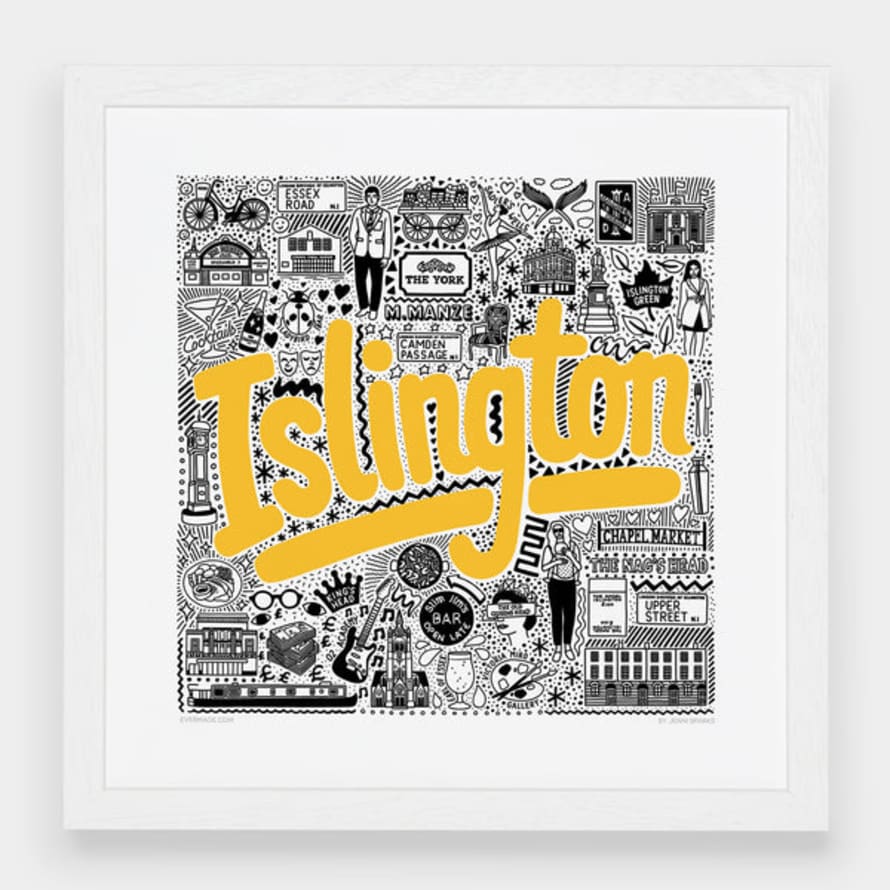 Jenni Sparks Small Islington Hometown Print