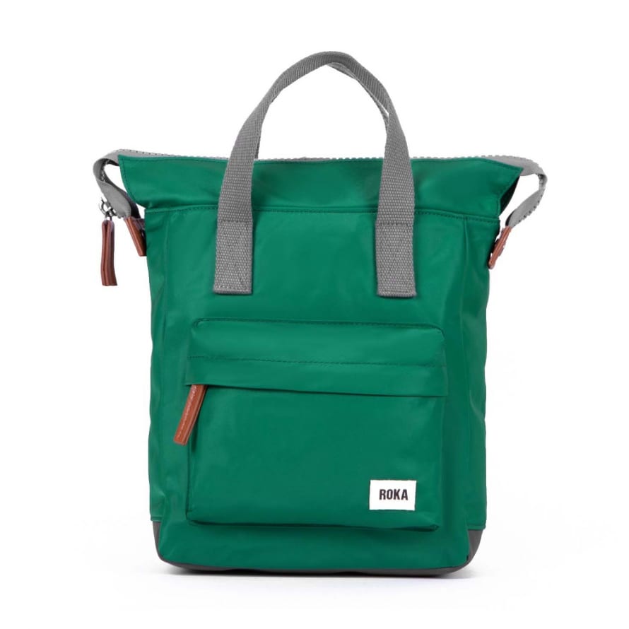 ROKA Roka Back Pack Rucksack Bantry B Small in Recycled Sustainable Nylon Emerald