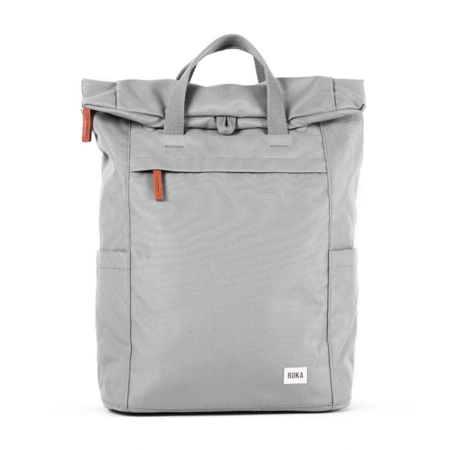 ROKA Roka Back Pack Rucksack Finchley A Large in Recycled Sustainable Canvas In Stormy