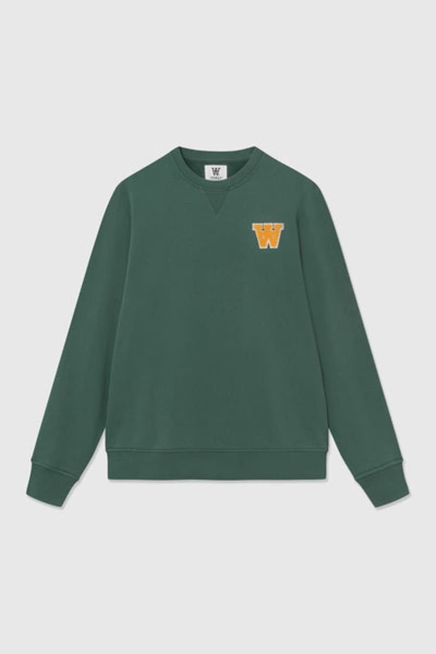 ISCIACUS STORE Sweatshirt Tye Aa Patches Forest Green