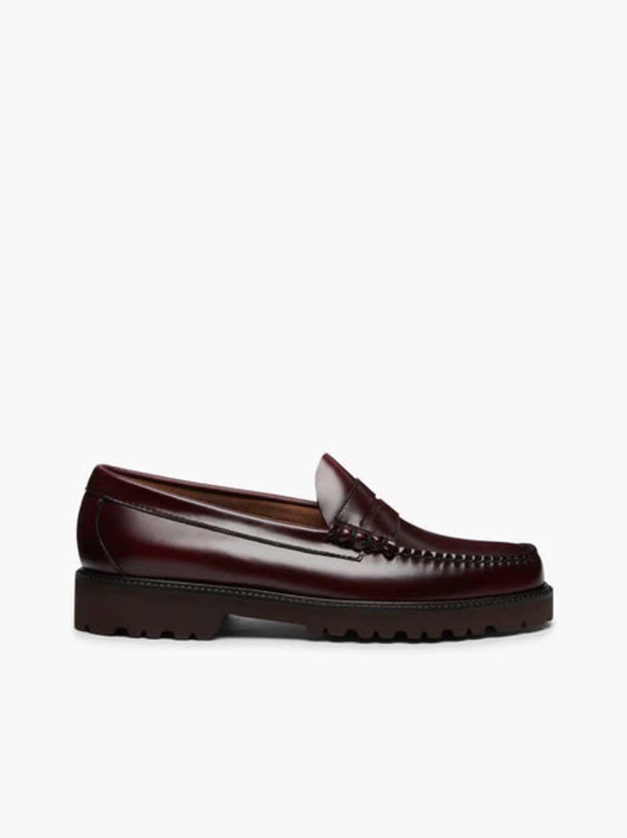 GH Bass Weejuns 90s Larson Penny Loafers - Wine Leather