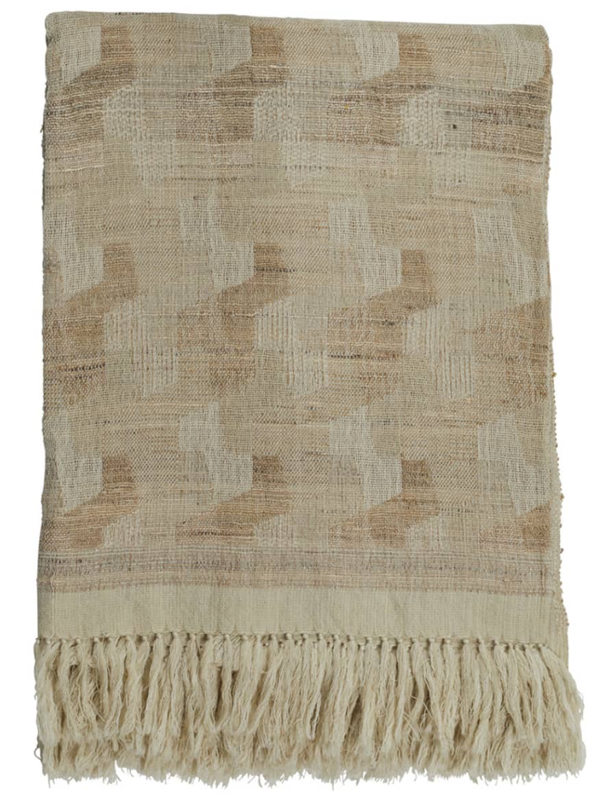 THE BROWNHOUSE INTERIORS Imanie silk and wool throw