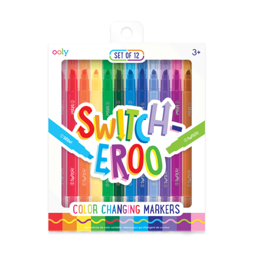 Ooly - Switcheroo Colour Changing Markers - Set Of 12