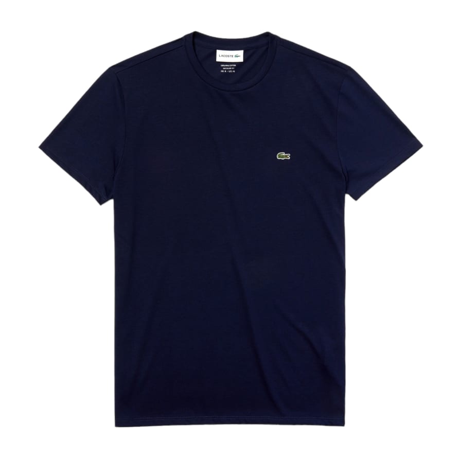 Lacoste T-shirt Classic In Pima Uomo Blue Navy