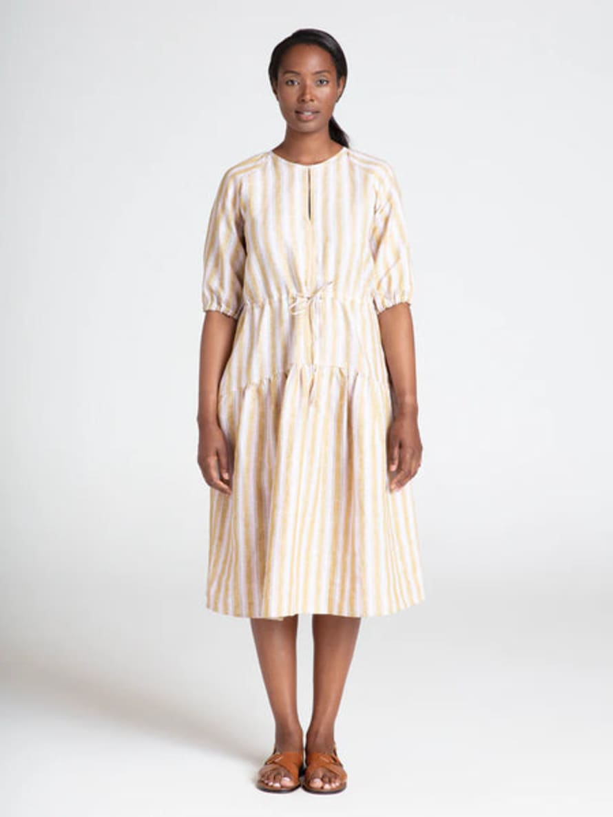 Thought Alana Hemp Stripe Midi Dress - Multi